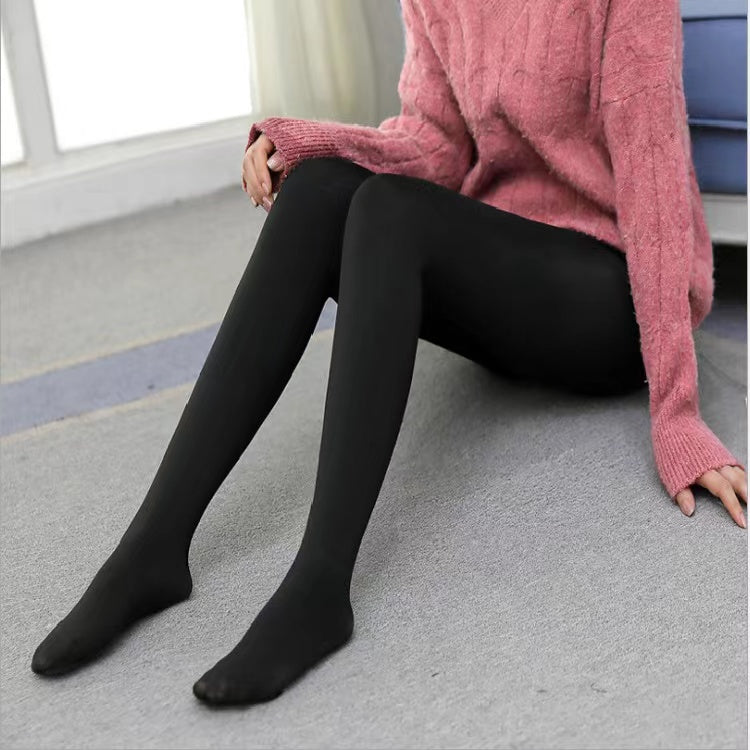 Winter Thermal Fleece Thicken Long Skirt Leggings | Claire & Clara